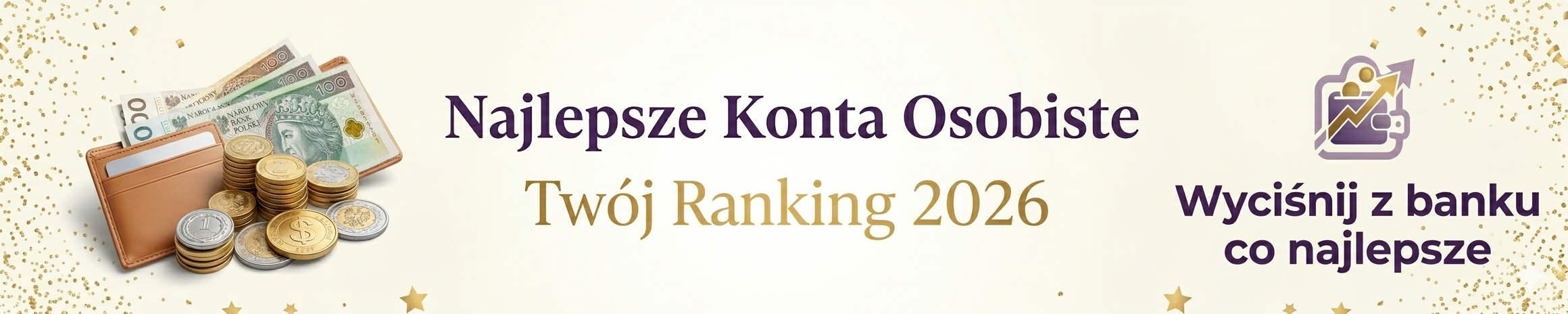 sprawdź aktualny ranking kont osobistych i promocji bankowych